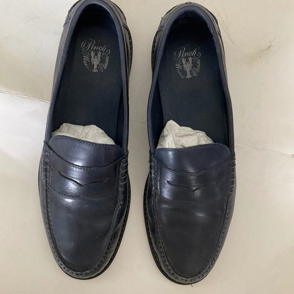 Cole Haan Classic pinch classic Penny loafer Leather Slip on 11.5 navy preppy